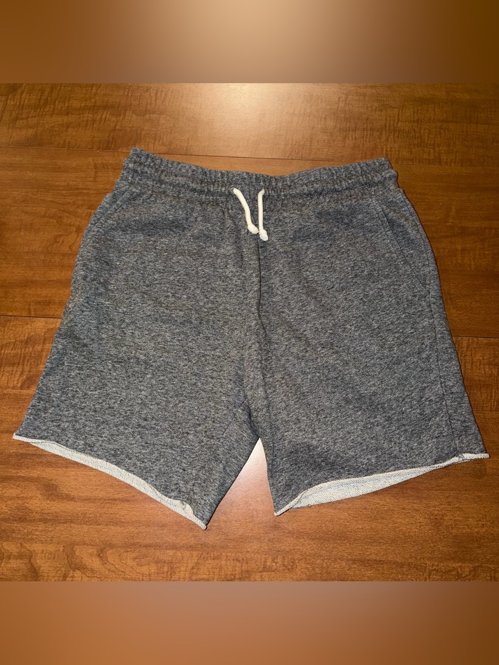 H&M Men's Dark Heather Gray Athletic Drawstring Shorts